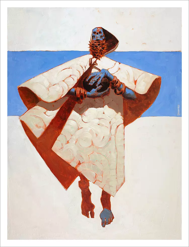 Black Egg [PRINT], Edward Delandre