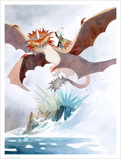 Valka's Sanctuary [PRINT], Vanessa Gillings