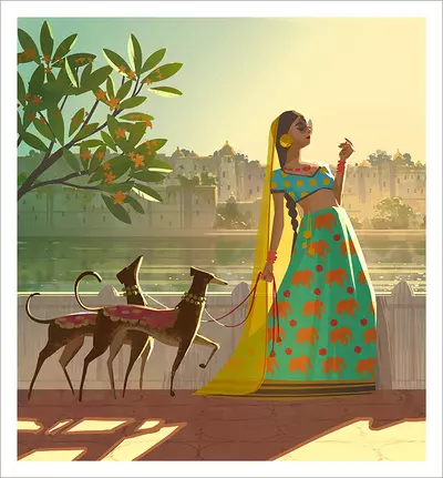 Princess in Prints [PRINT], naveen Selvanathan
