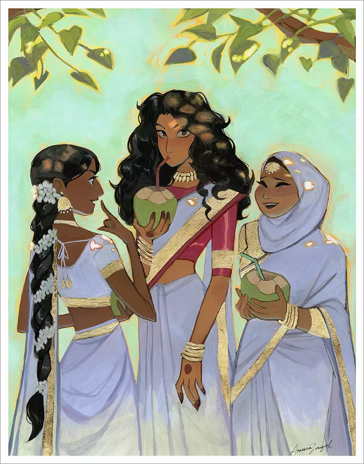 Onam Coconuts [PRINT], Ameera Faizal