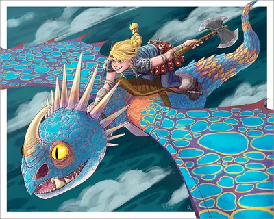 Astrid's Flight [PRINT], Eva Andrews