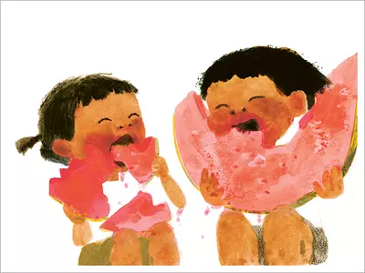 Fireworks: Shining Red Wedges (Pg. 14-15) [PRINT], Catia Chien