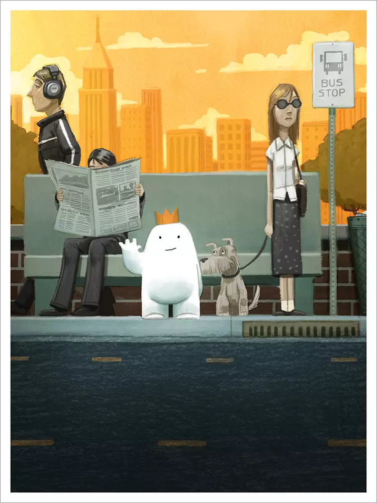 Beekle - Cover [PRINT], Dan Santat