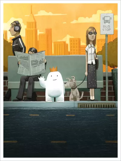 Beekle - Cover [PRINT], Dan Santat