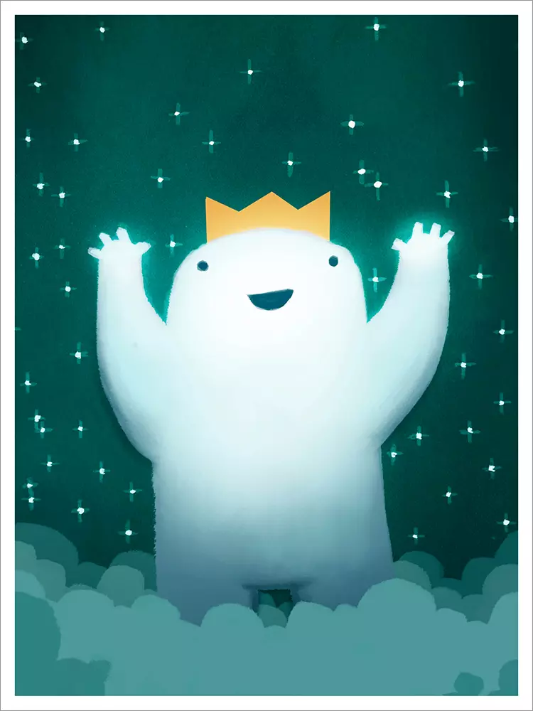 Beekle - Raised Arms [PRINT], Dan Santat