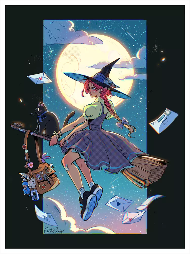 Midnight Delivery [PRINT], Gretel Lusky