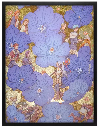 Frieren (Framed Foil Print), Bryce Kho