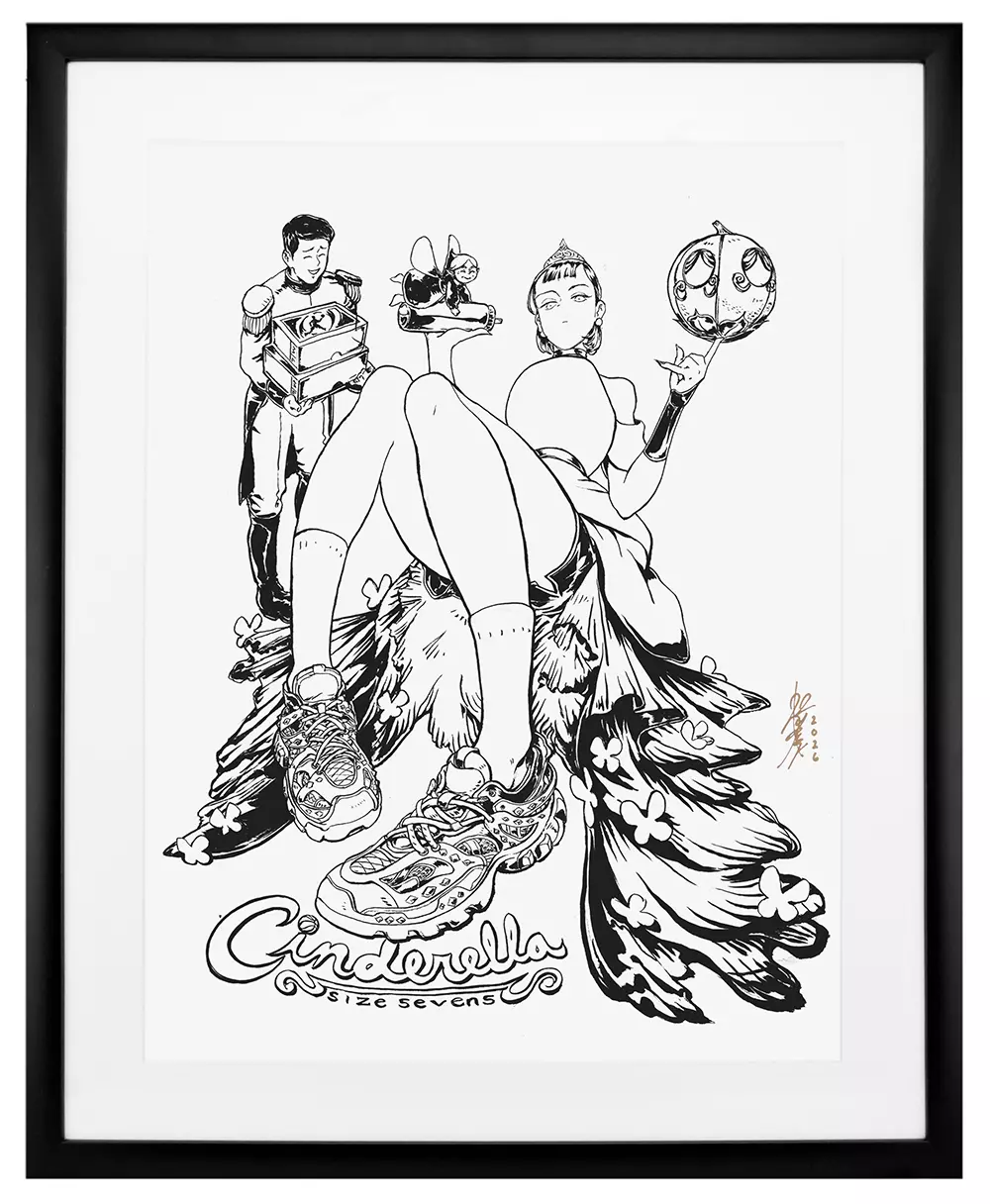 Cinderella Size Sevens 灰姑娘 (Ink), Bryce Kho