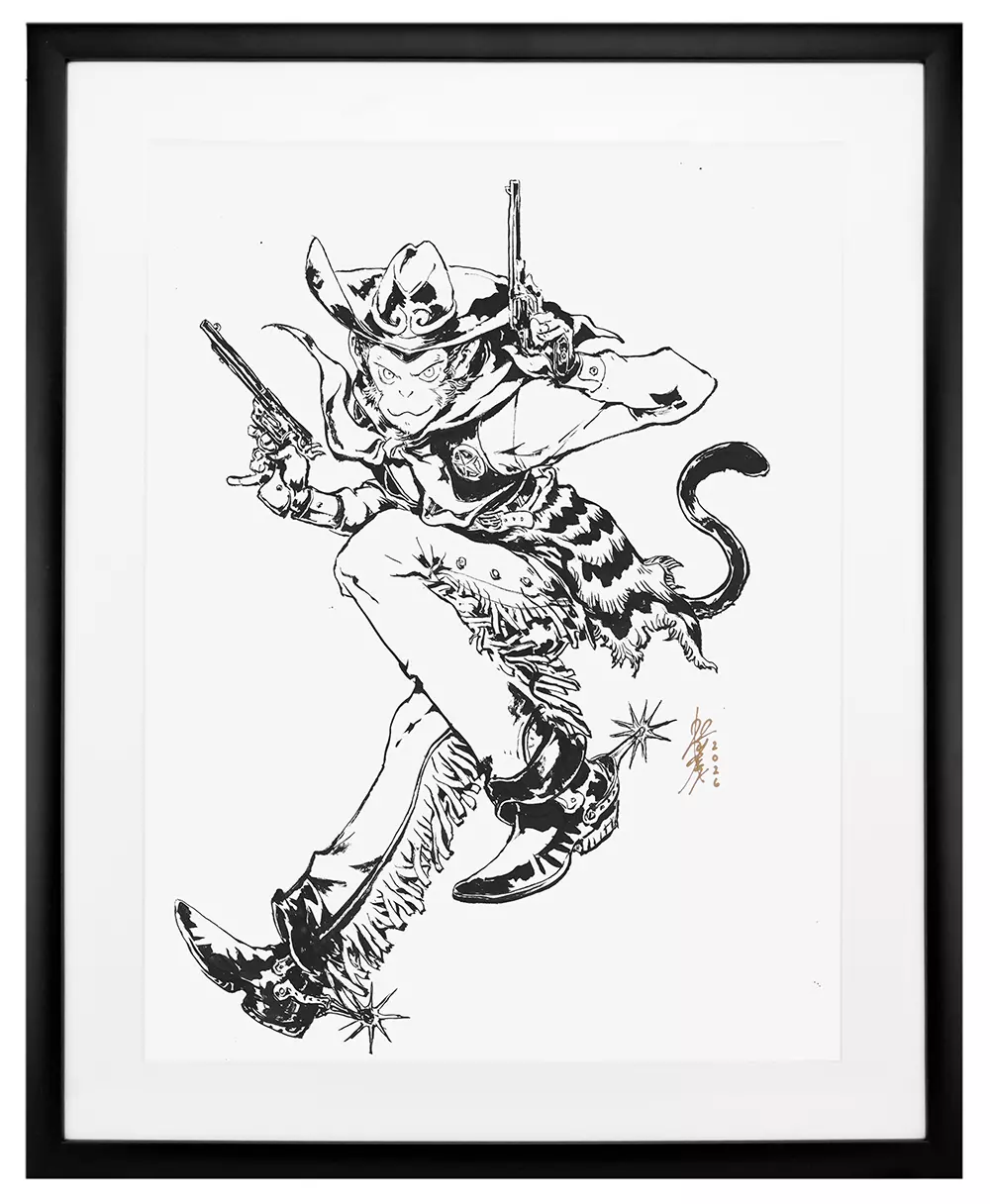 Journey to the Wild West 西游记 Version 1 (Ink), Bryce Kho