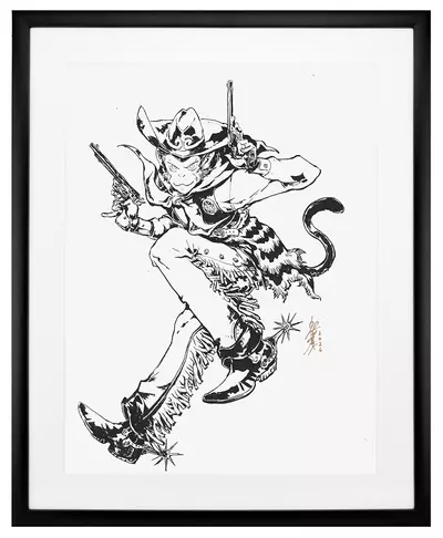 Journey to the Wild West 西游记 Version 1 (Ink), Bryce Kho
