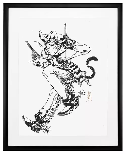 Journey to the Wild West 西游记 Version 1 (Ink), Bryce Kho