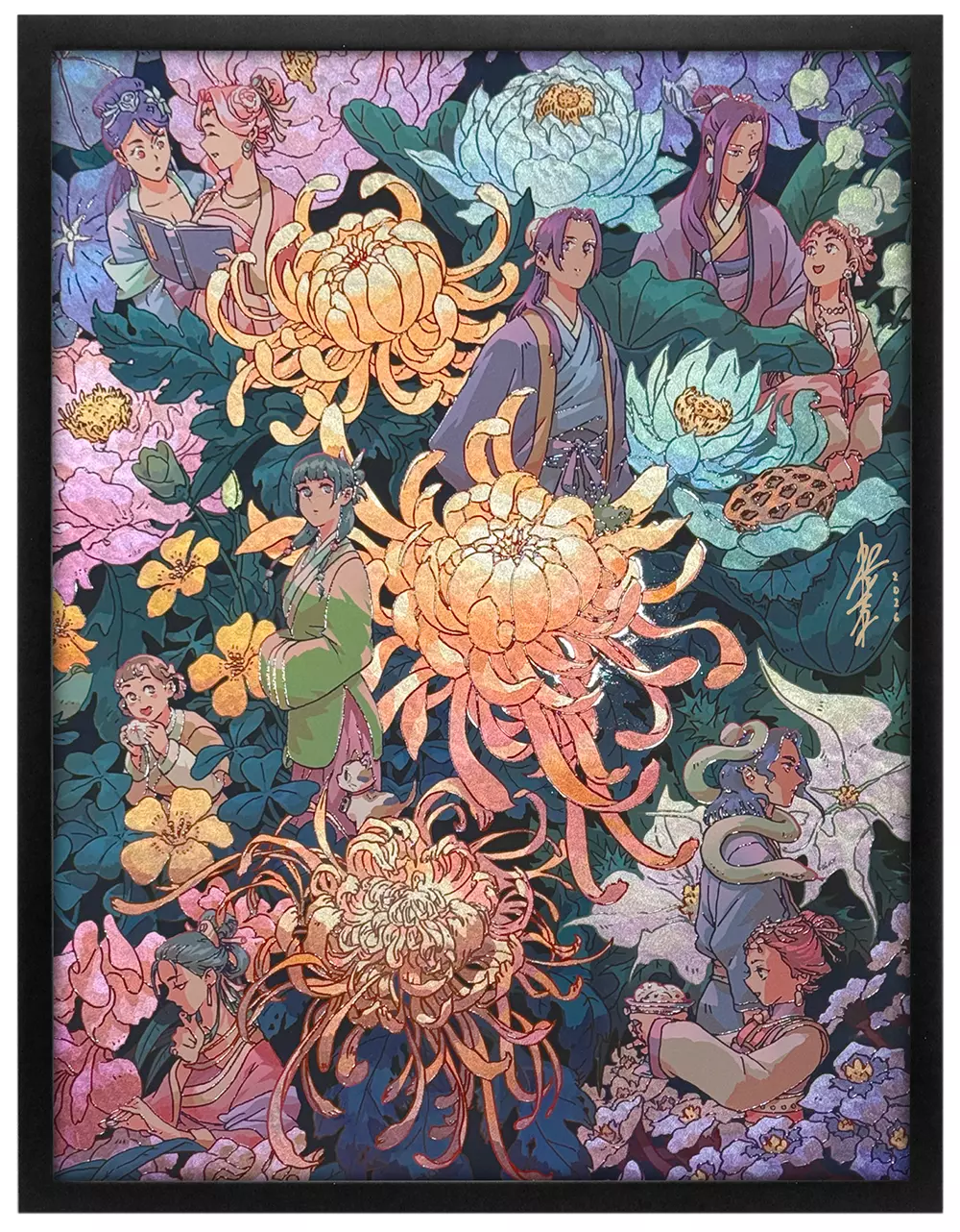 Apothecary Diaries (Framed Foil Print), Bryce Kho