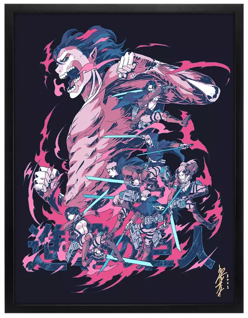 Attack on Titan (Framed Giclee), Bryce Kho