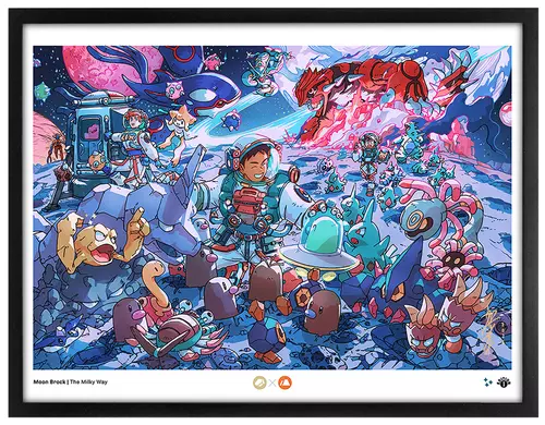 Moon Brock (Framed Giclee) 1st Edition, Bryce Kho
