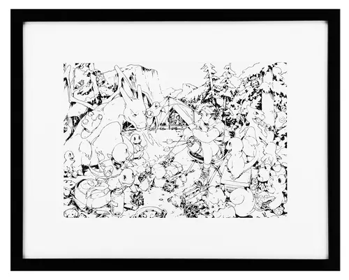 Charmander Campfire (Ink), Bryce Kho