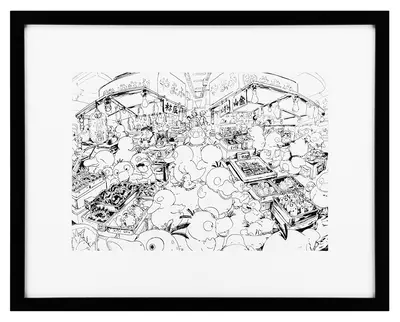 Psyduck Market (Ink), Bryce Kho
