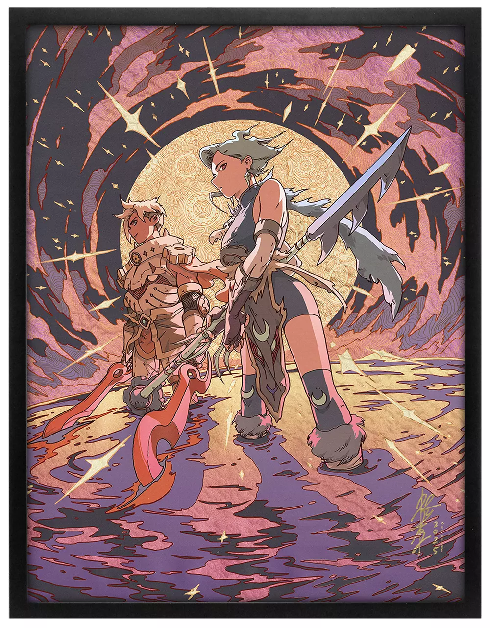Halo  (Framed Foil Print) 1/1, Bryce Kho