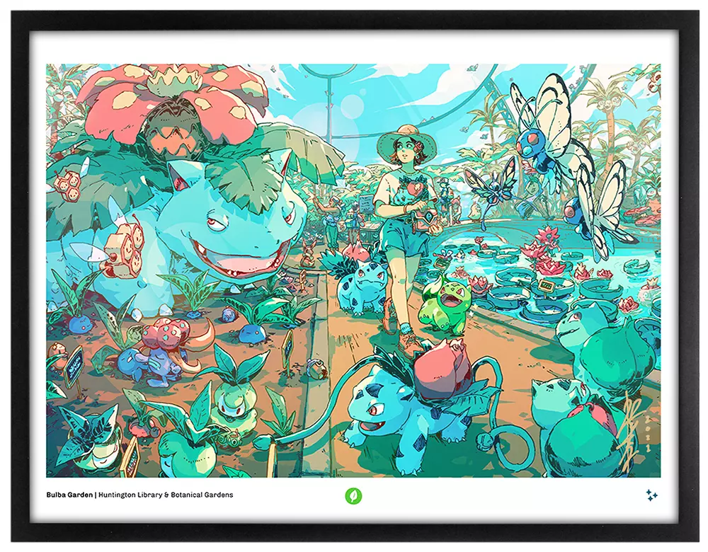 Bulba Garden (Framed Giclee), Bryce Kho