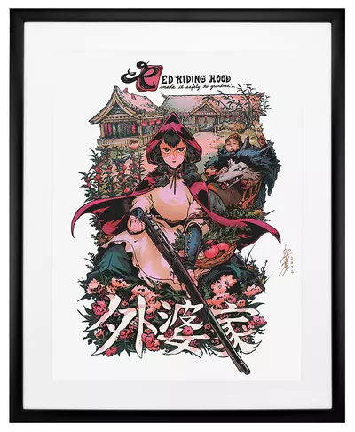 Little Red Riding Hood  (Framed Giclee), Bryce Kho