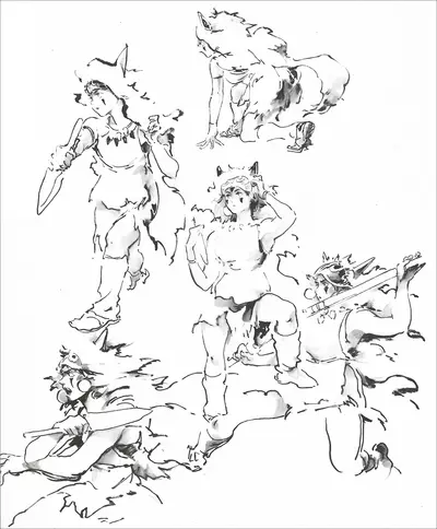 Princess Mononoke Study 1 - Unframed, Bryce Kho