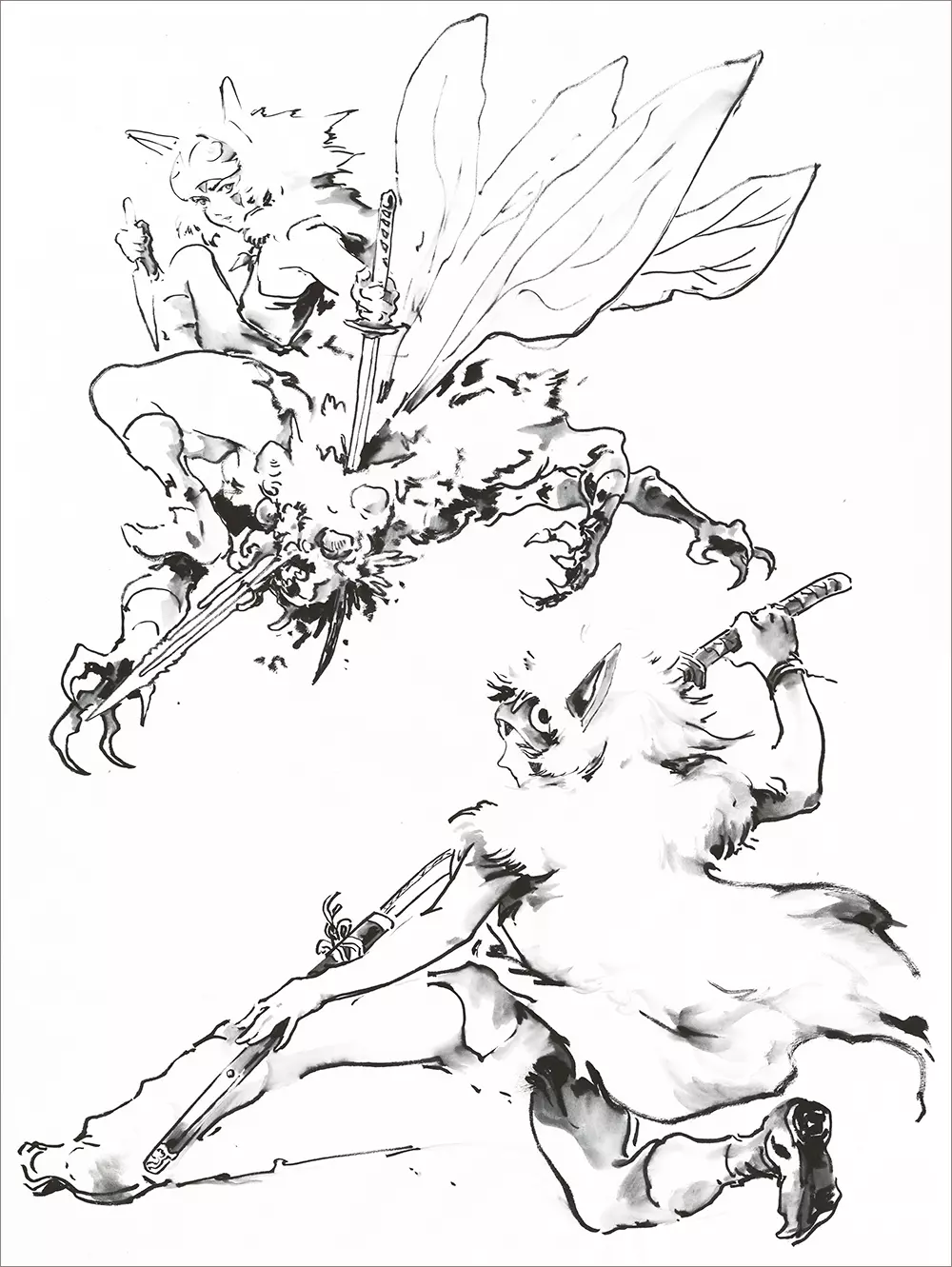 Princess Mononoke Study 2 - Unframed, Bryce Kho