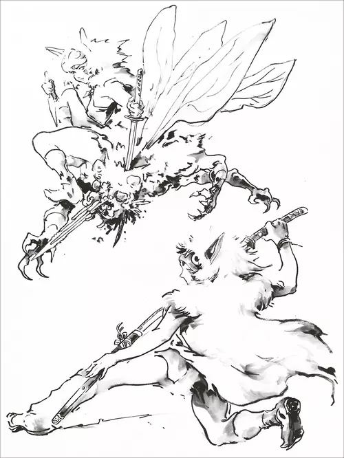 Princess Mononoke Study 2 - Unframed, Bryce Kho