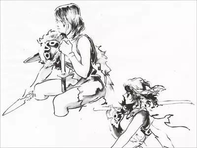 	Princess Mononoke Study 5, Bryce Kho