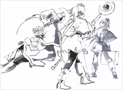 Frieren Study 1 - Unframed, Bryce Kho