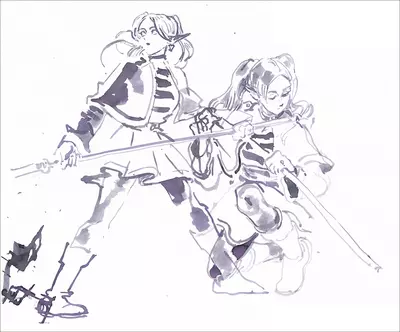 Frieren Study 2 - Unframed, Bryce Kho