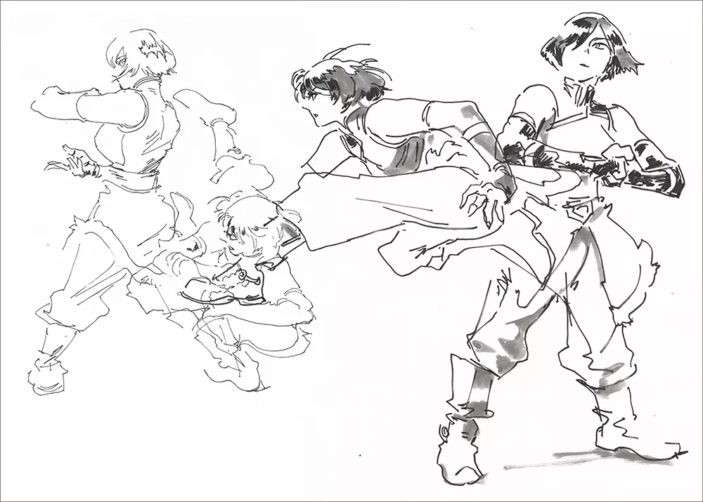 Korra Study 1 - Unframed, Bryce Kho