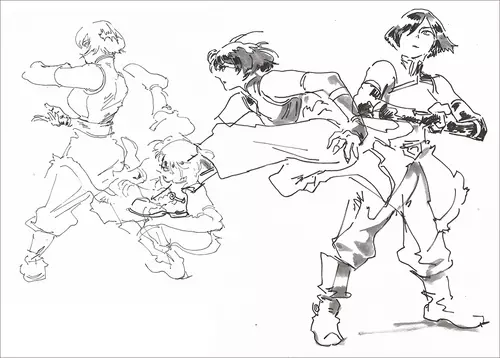 Korra Study 1 - Unframed, Bryce Kho