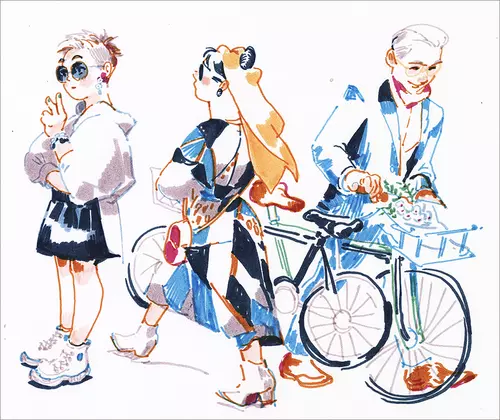 People Study - Unframed, Bryce Kho
