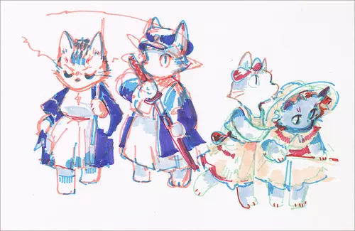 Anthropomorphic Animals Study 2 - Unframed, Bryce Kho