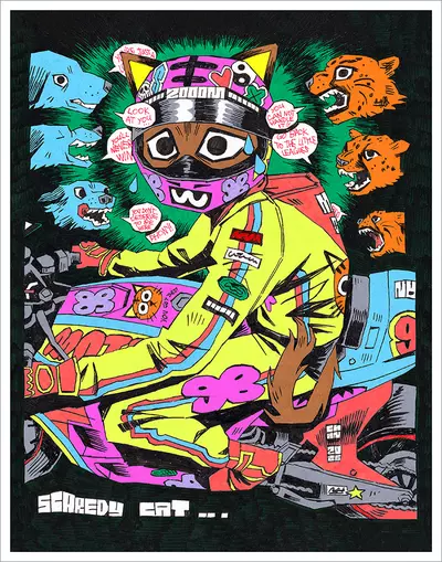 Scaredy Cat [PRINT], Chan