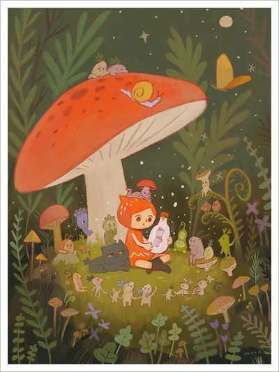 Mysterious Mail [PRINT], Moon Qi