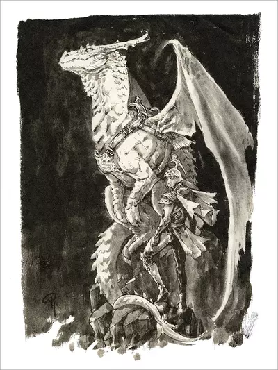 Dragon Rider [PRINT], Peter Han