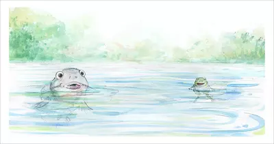 Fish and Frog [PRINT], Alan Barillaro