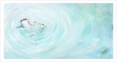 Floating Down Stream [PRINT], Alan Barillaro