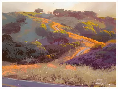 California Hills [PRINT], Nathan Fowkes