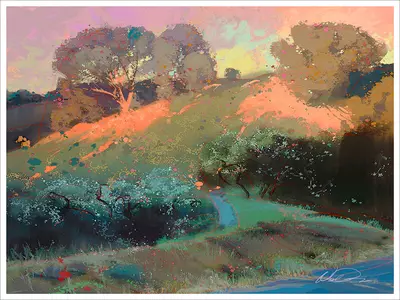 California Meadow [PRINT], Nathan Fowkes