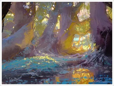 Eucalyptus Grove [PRINT], Nathan Fowkes