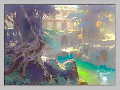 Jungle Ruins [PRINT], Nathan Fowkes