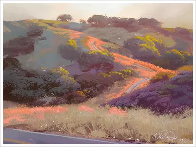 California Hills [PRINT], Nathan Fowkes