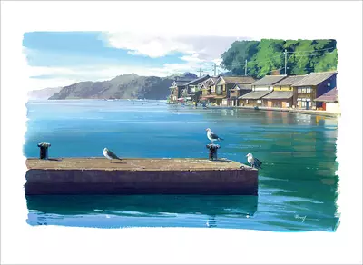 Morning in Ine [PRINT], Yoichi Nishikawa