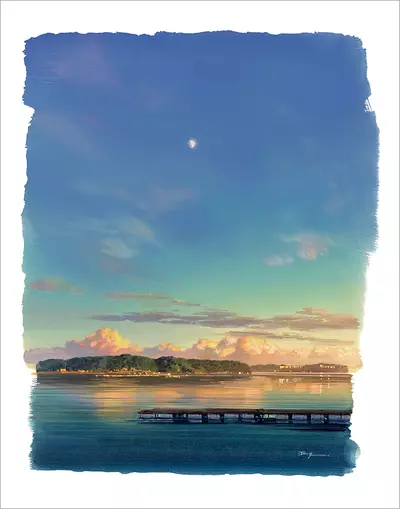 Twilight Over Ago Bay [PRINT], Yoichi Nishikawa