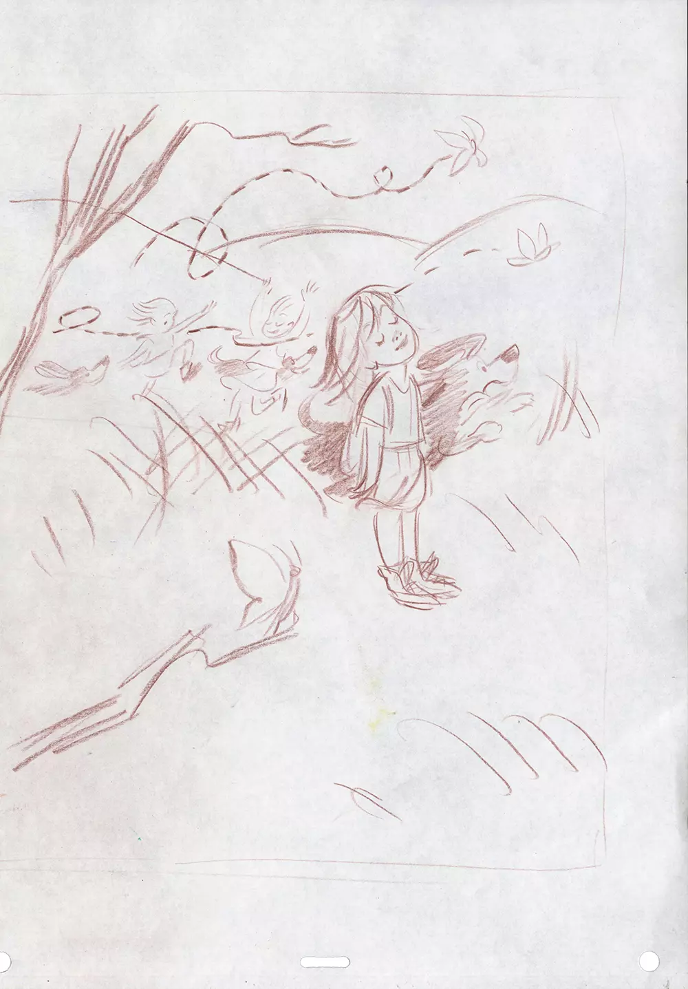 Who Are You? - Page 8 Sketch, Claire Keane